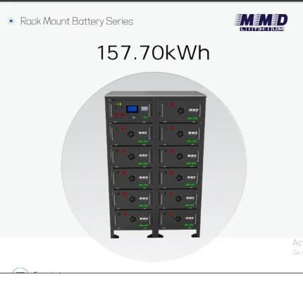 سلسلة بطاريات قابلة للتركيب على الرف بحجم 157.70kWh