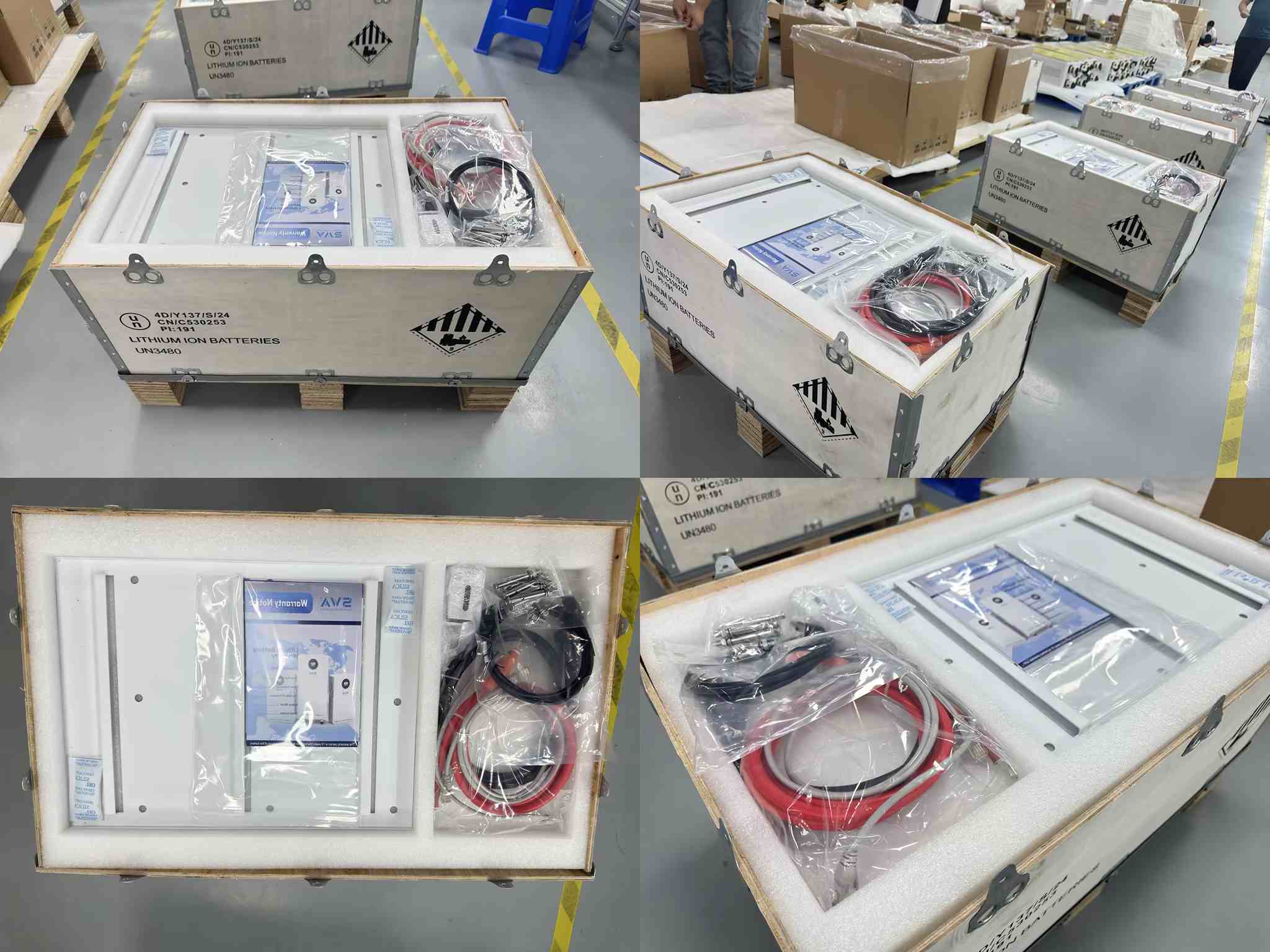 PACKING LIST OF A SINGLE LITHIUM BATTERY
