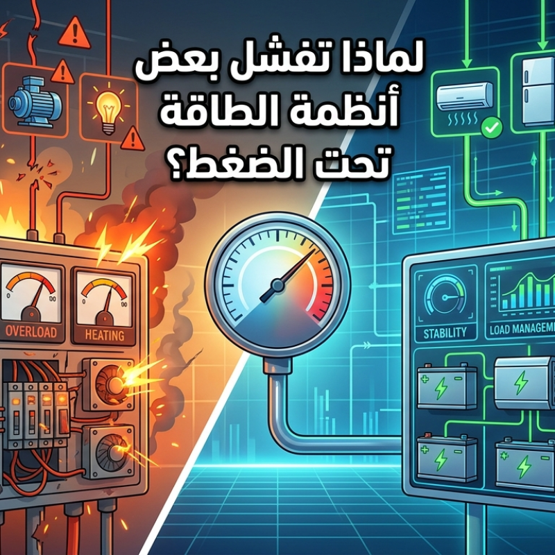 ⚡ ليه بعض أنظمة الطاقة بتفشل تحت الضغط؟